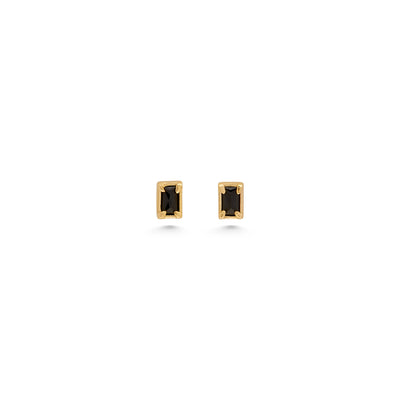 Classic Black Geometric Studs