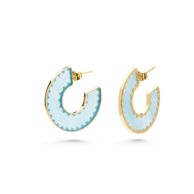 Elevated Hoop Earrings