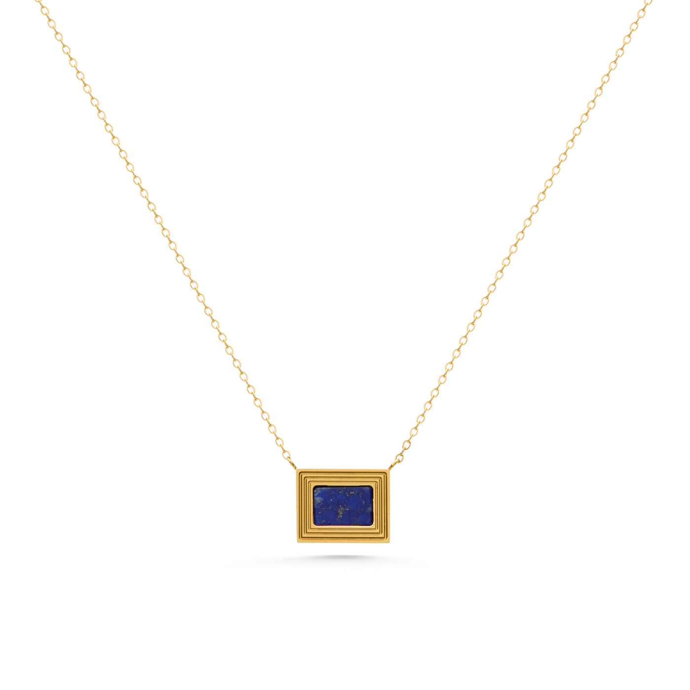 Lapis Lazuli Square Pendant