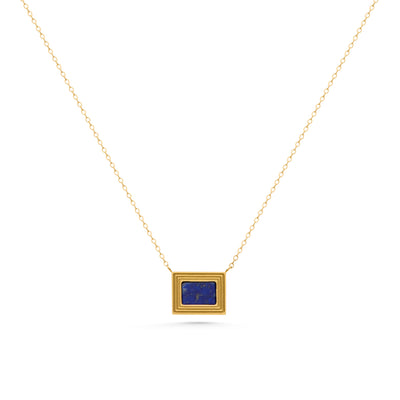 Lapis Lazuli Square Pendant