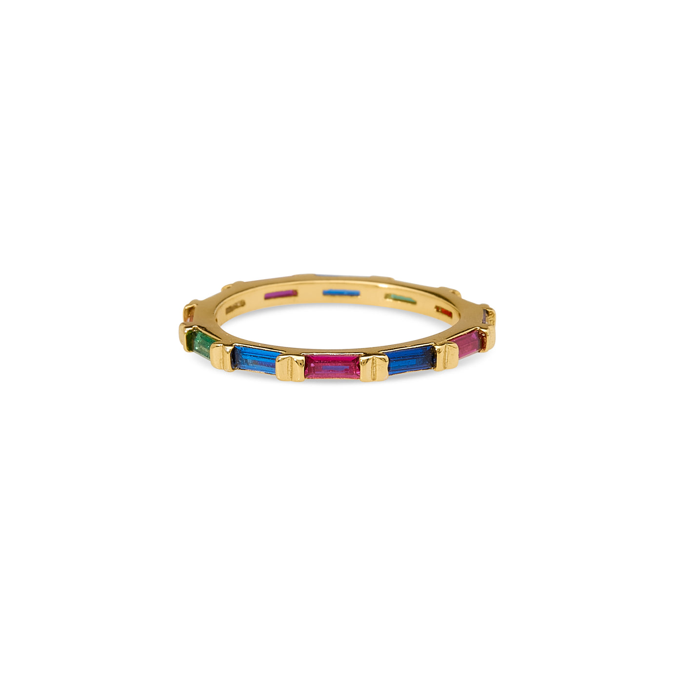 Rainbow Eternity Ring