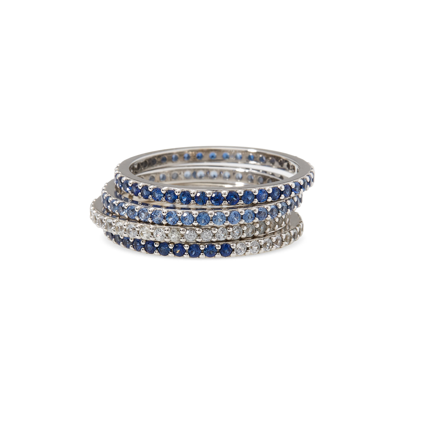 Cornflour Sapphire Eternity Ring