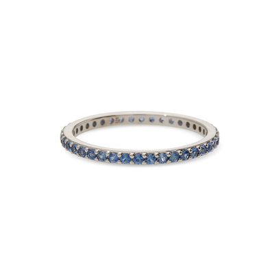 Cornflour Sapphire Eternity Ring