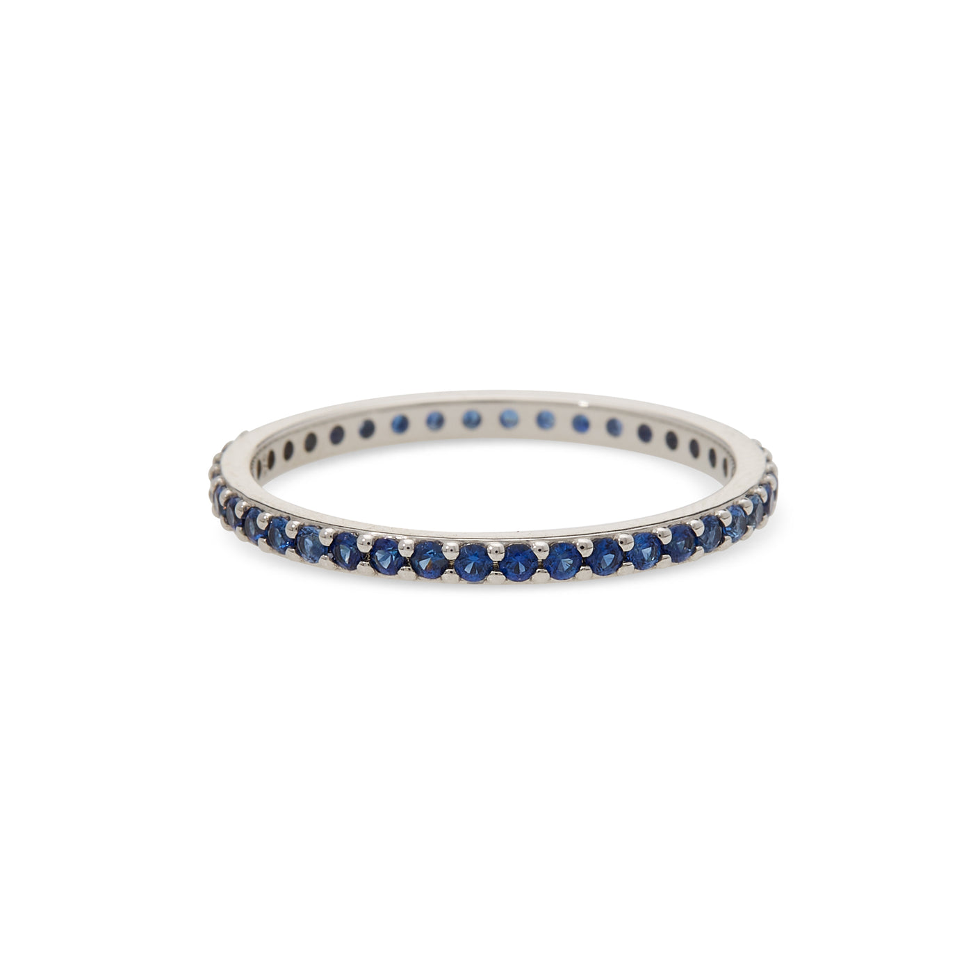 Royal Blue Sapphire Eternity Ring