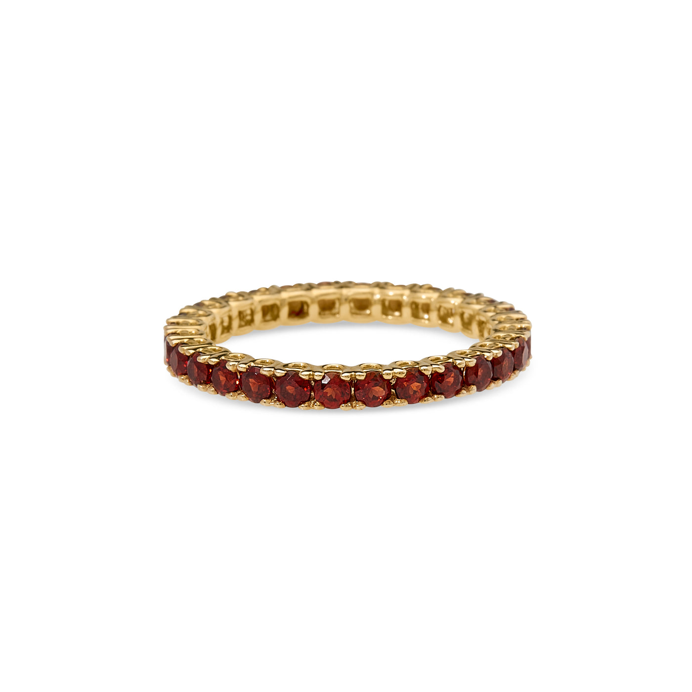 Garnet Full Eternity Ring